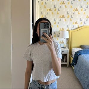 cropped tee